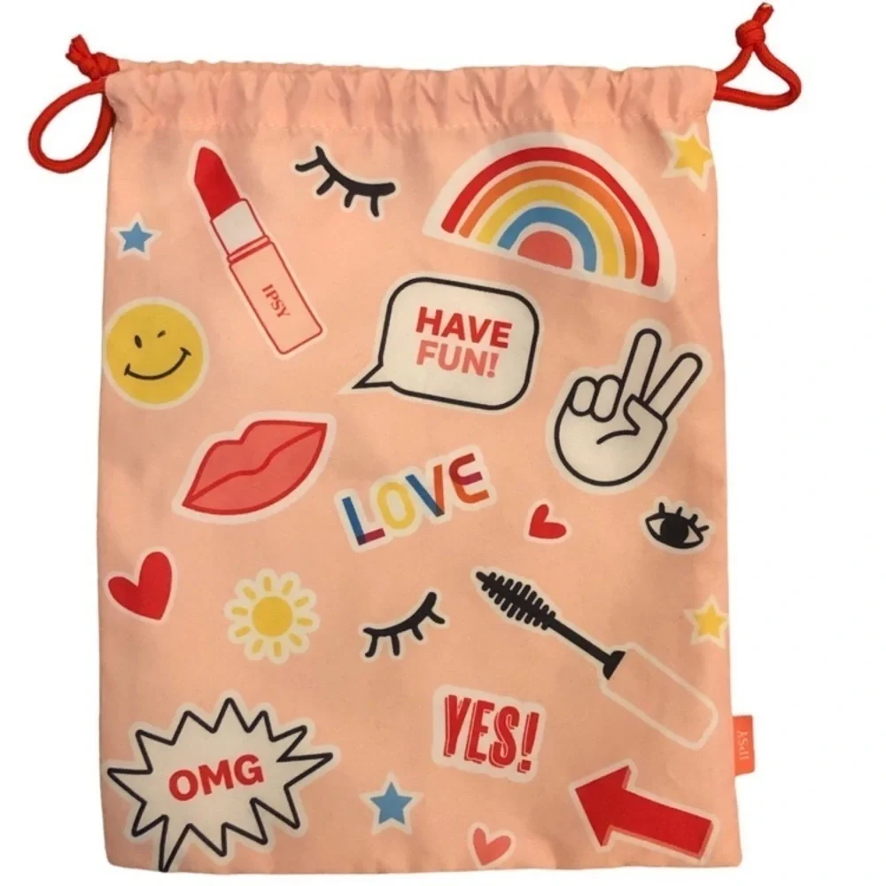 4 Pc. Assorted Ipsy Drawstring Bag Bundle - Picture 3 of 6